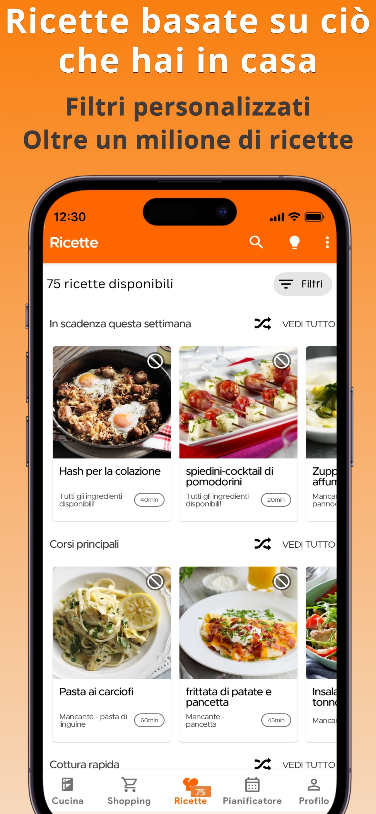 Pantry Items List View